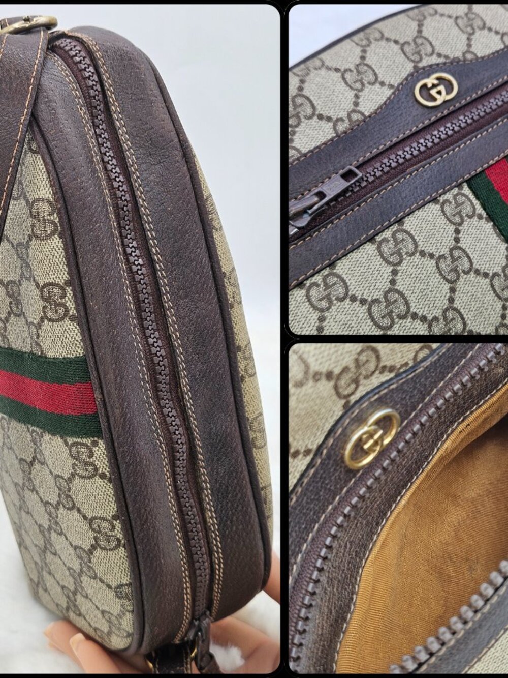Gucci Supreme Web Sherry Line shoulder bag - Picture 15 of 17